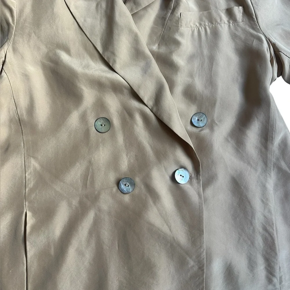 NWT $545 Vince Drapey Silk Blazer - Picture 9 of 13